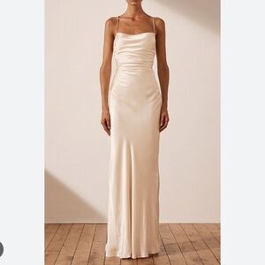 Shona Joy Laced Back Dress